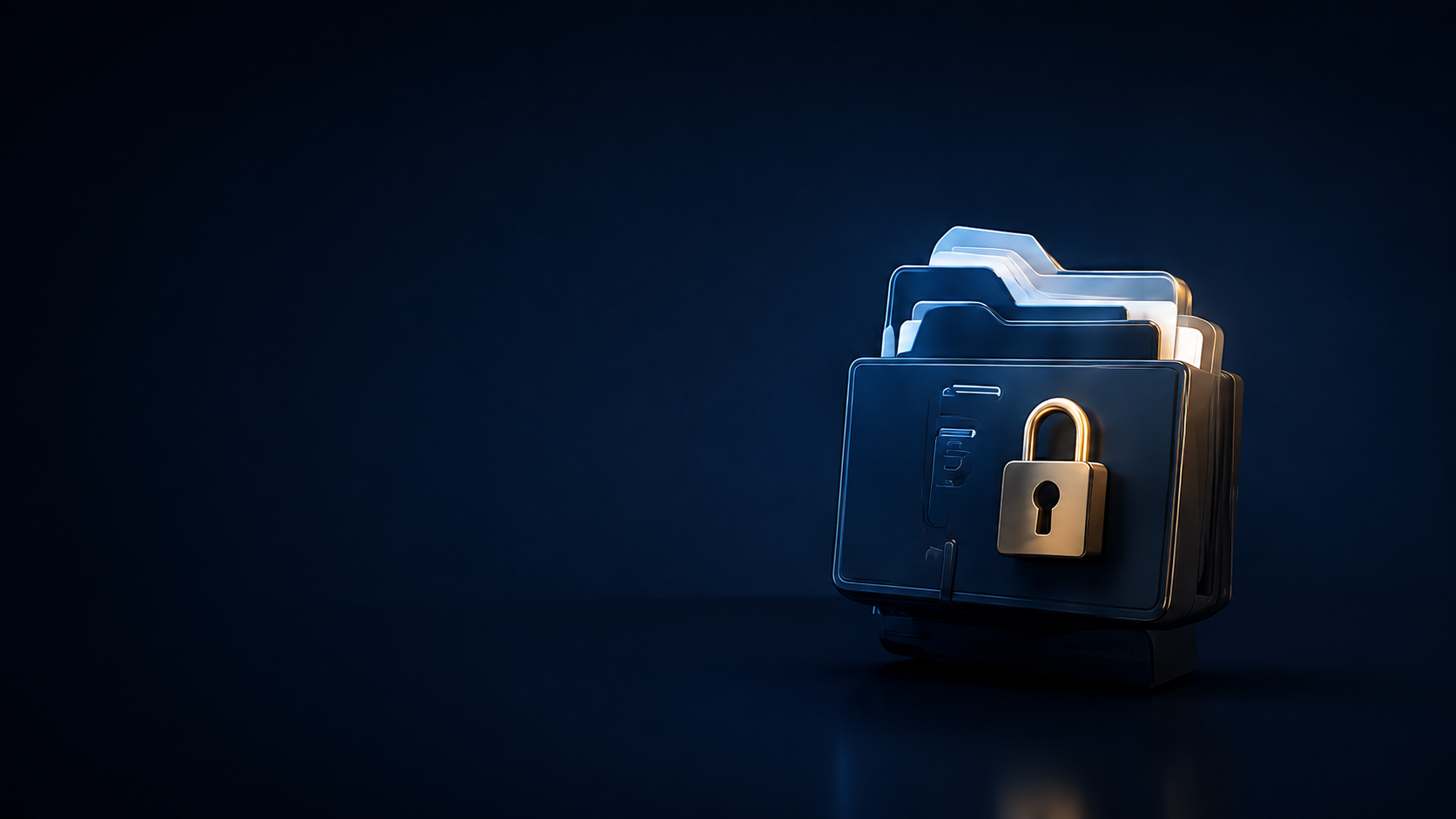Secure document folder